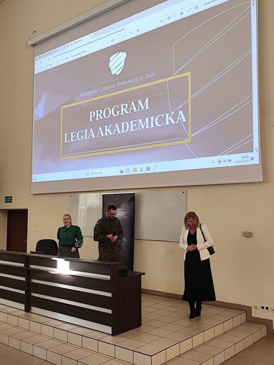 Zdjęcie galerii do artykułu Legia Akademicka – wykład dla studentów