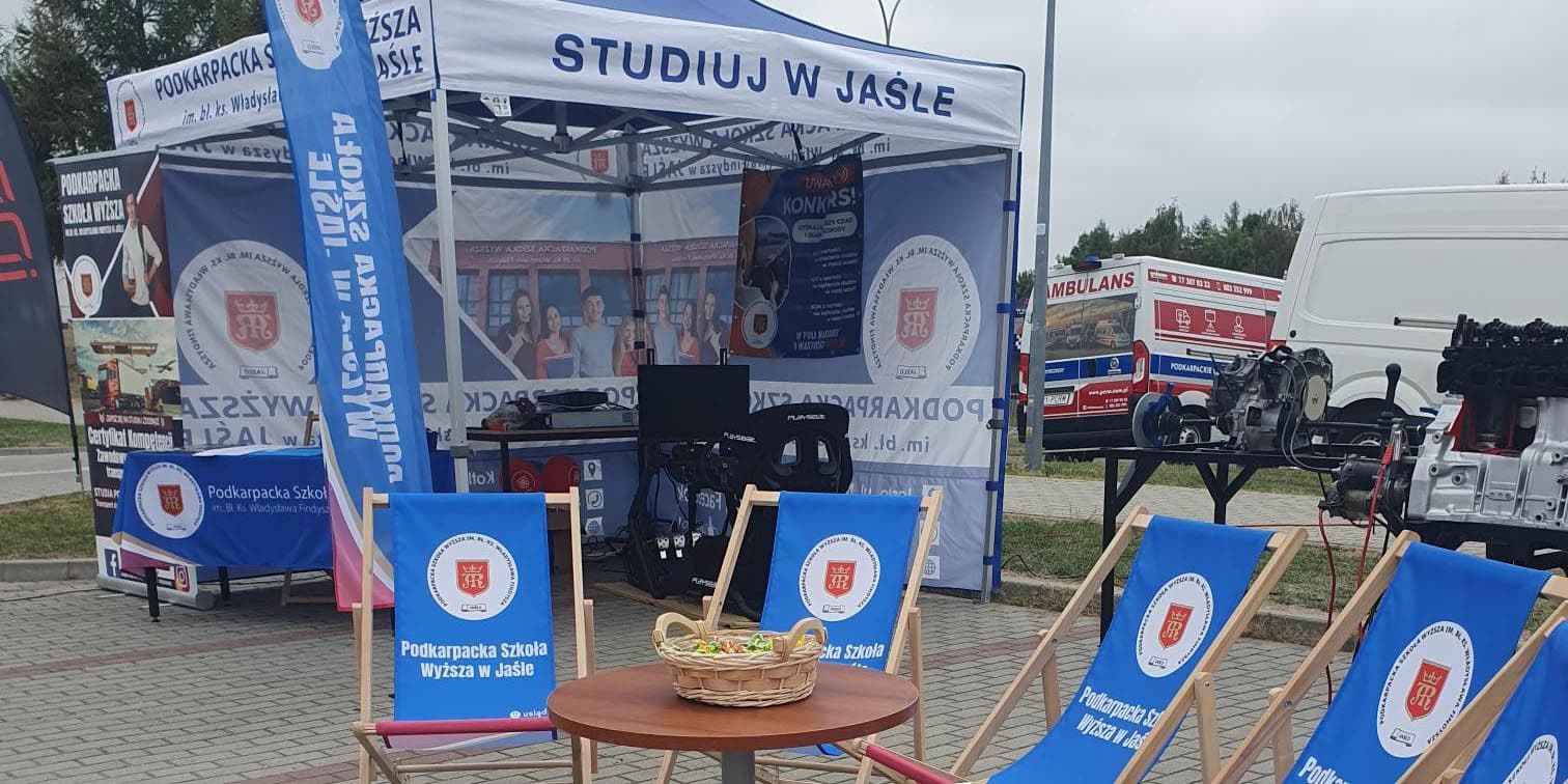Podkarpacka Szkoła Wyższa w Jaśle na eventach motoryzacyjnych 2024
