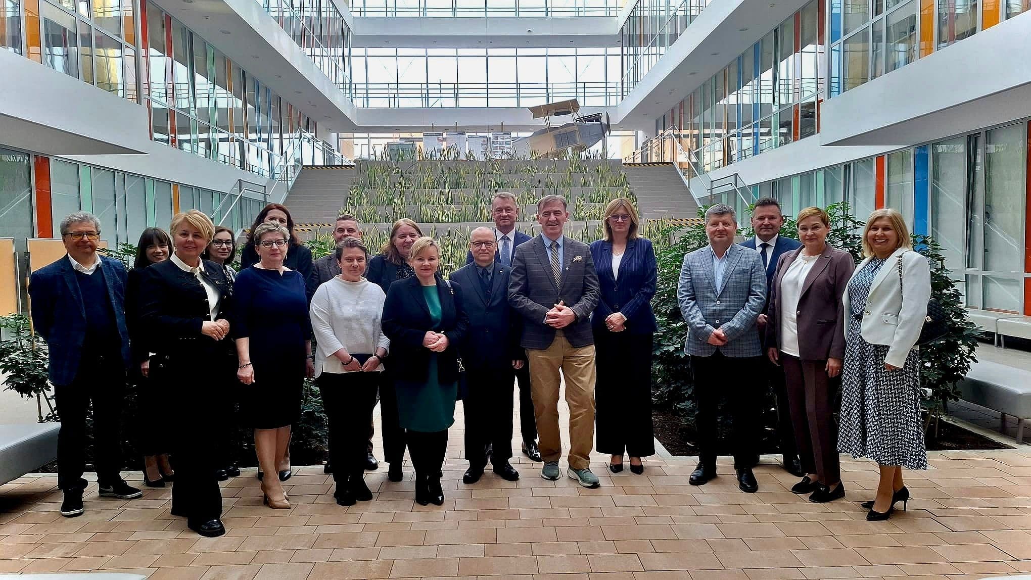 Spotkanie Rektorów Podkarpackich Uczelni z prof. Januszem Uriaszem Przewodniczącym Polskiej Komisji Akredytacyjnej