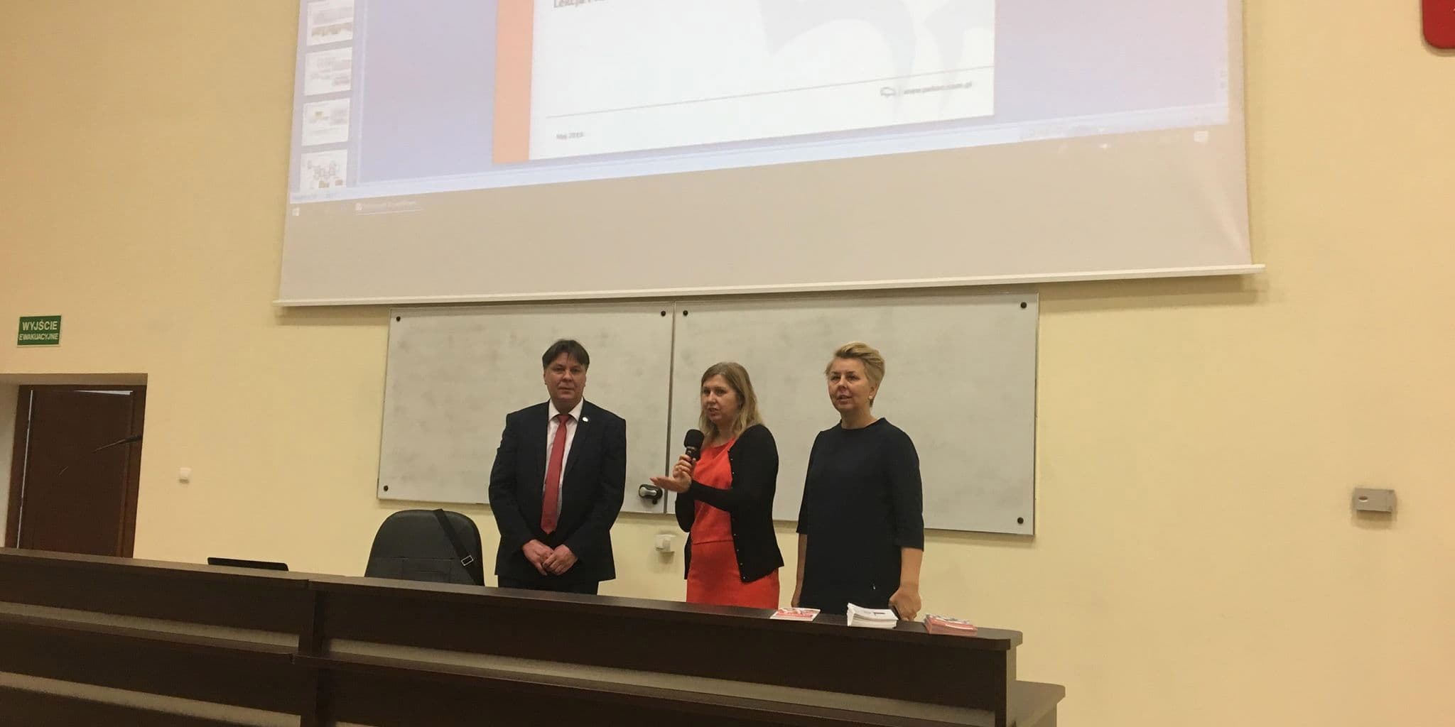 Spotkanie studentów Podkarpackiej Szkoły Wyższej w Jaśle z przedstawicielami Banku Pekao S.A.